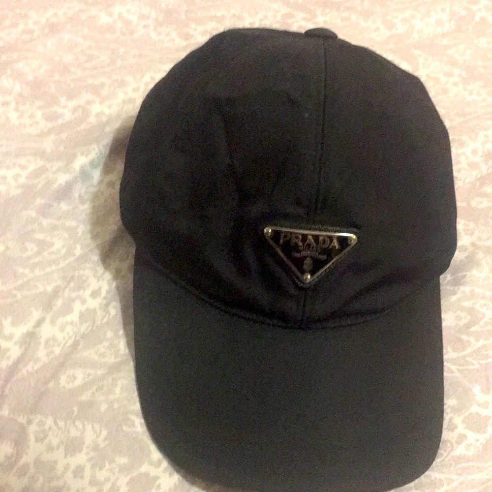 Prada nylon baseball cap
